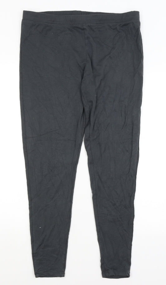 Primark Womens Grey   Capri Leggings Size L L26 in