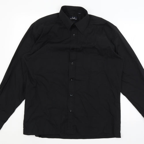 Premier Mens Black    Dress Shirt Size 15.5
