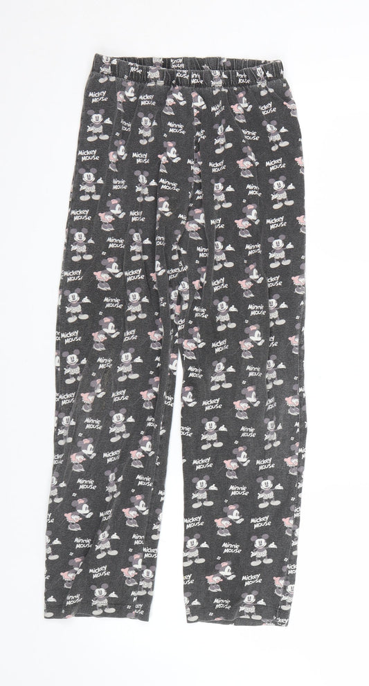 Primark Girls Black   Cami Pyjama Pants Size 10-11 Years  - Minnie mouse