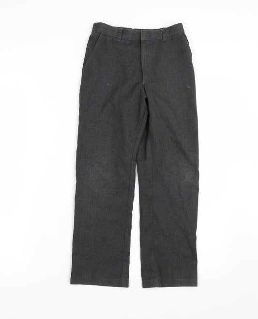George Boys Grey   Dress Pants Trousers Size 7-8 Years - School uniform