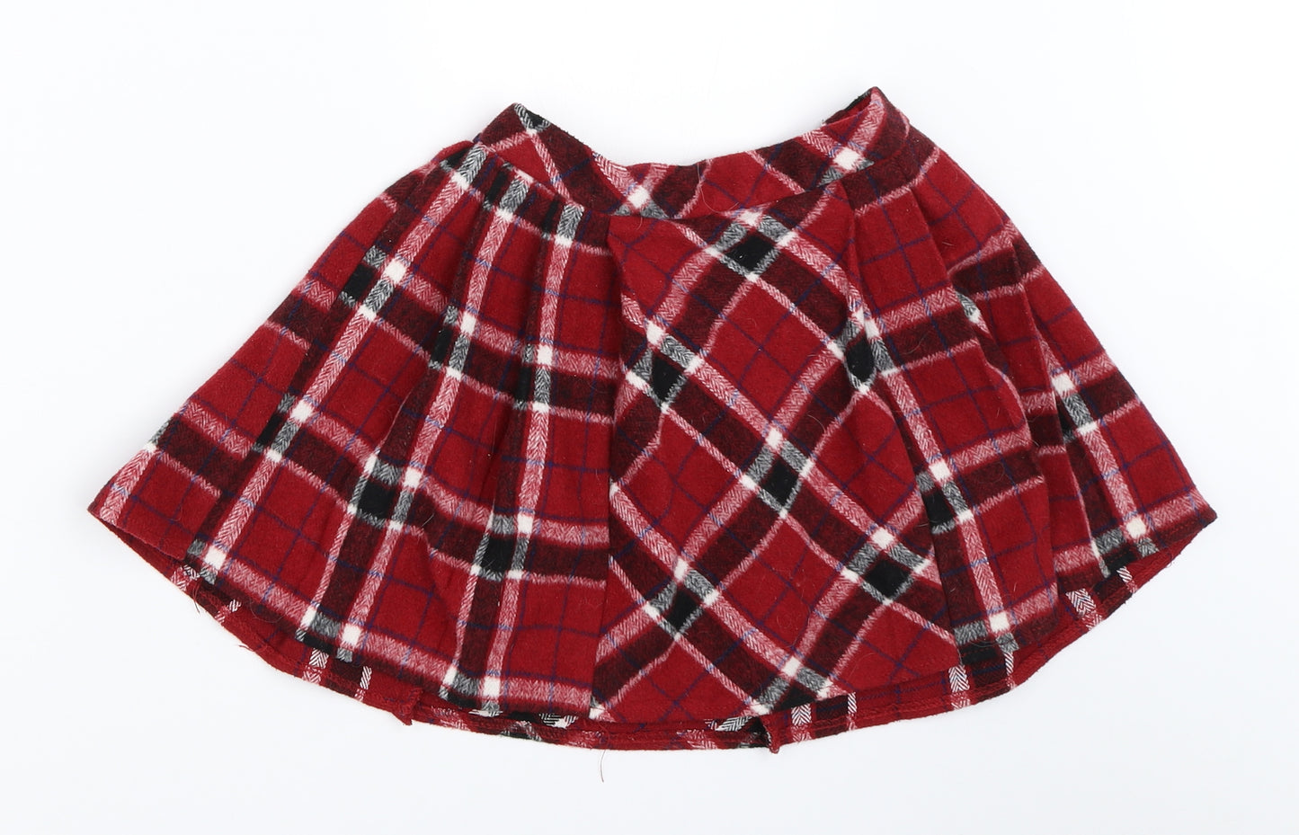 TU Girls Red   Skater Skirt Size 7 Years