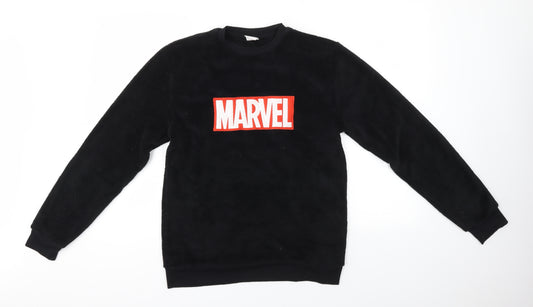 Marvel Mens Black    Pyjama Top Size S  - MARVEL