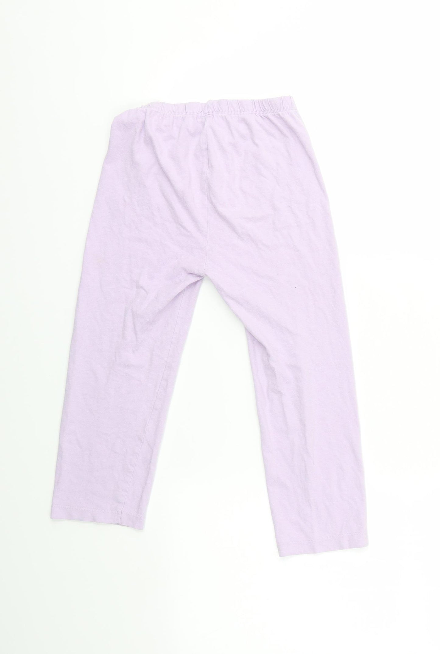 Primark Girls Purple Solid   Pyjama Pants Size 4-5 Years  - Elsa and Anna. Frozen