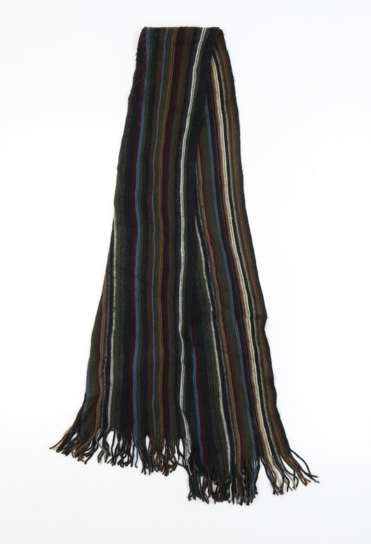 Preworn Unisex Multicoloured Striped  Scarf  One Size