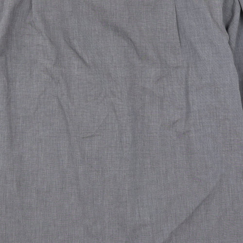 Taylor & Wrght Mens Grey    Dress Shirt Size 15.5