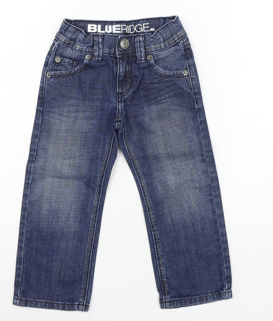 Blue Ridge Boys Blue  Denim Straight Jeans Size 3 Years