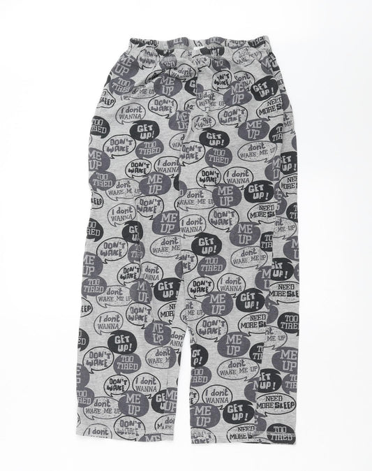 George Boys Grey    Pyjama Pants Size 9-10 Years