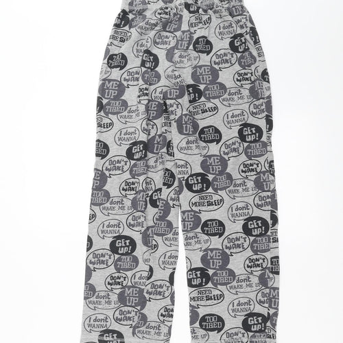 George Boys Grey    Pyjama Pants Size 9-10 Years