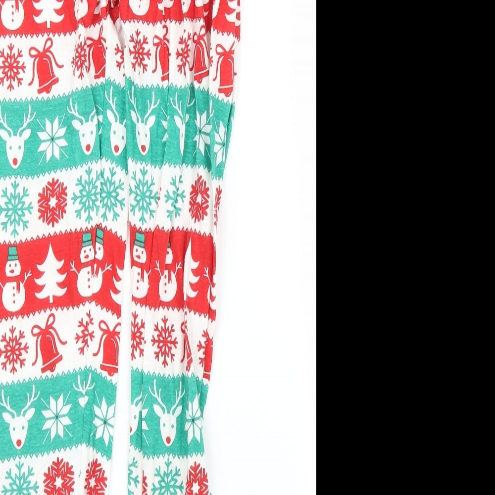 Kids Boys Green Fair Isle   Pyjama Set Size 11 Years  - Christmas