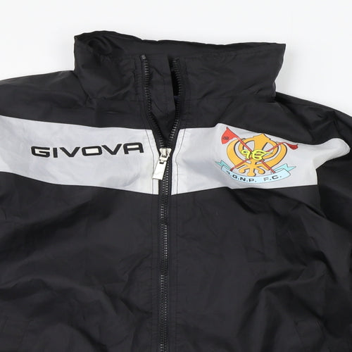 Givova Girls Black   Jacket Coat Size 2XS  - ggnp fc