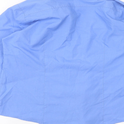 Russell Mens Blue    Dress Shirt Size S