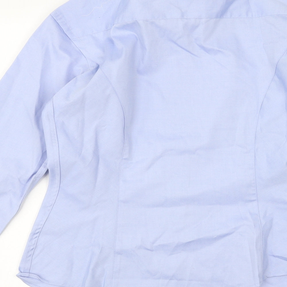 Kustom Kit Mens Blue    Dress Shirt Size S