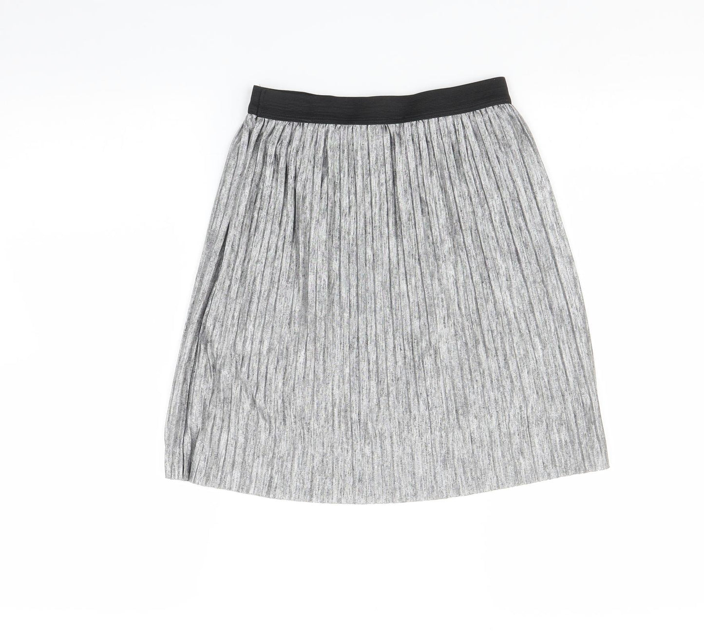 TU Girls Grey   Pleated Skirt Size 7 Years