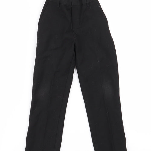 M&S Boys Black   Chino Trousers Size 3-4 Years - School Trousers