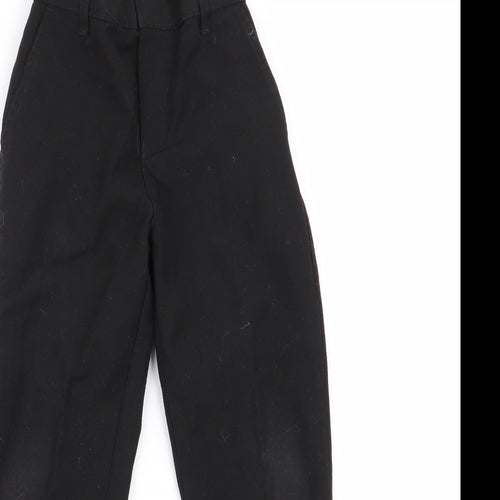 M&S Boys Black   Chino Trousers Size 3-4 Years - School Trousers