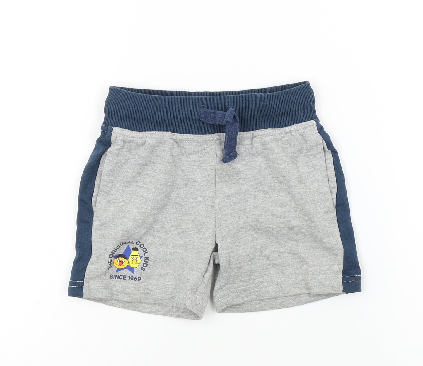 Sesame Street Boys Grey   Bermuda Shorts Size 4 Years - Sesame Street
