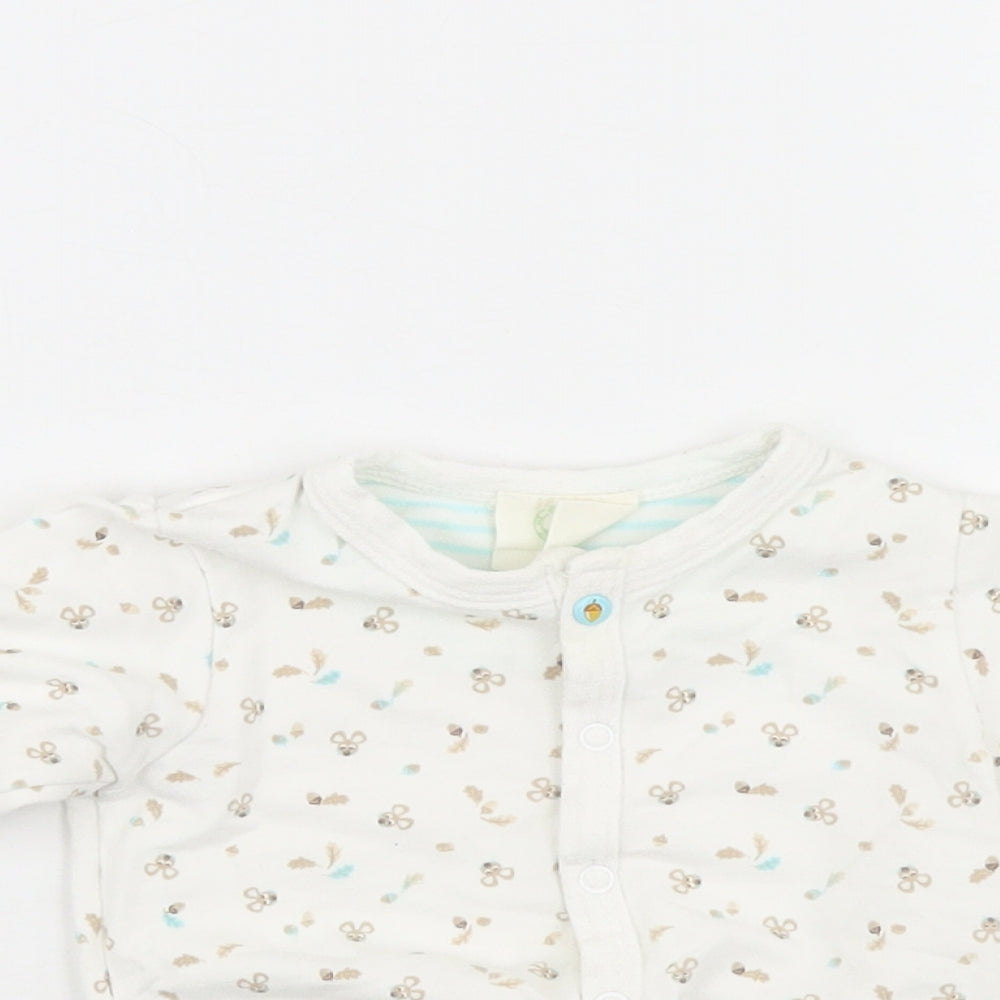 Ergee Girls White Spotted  Cardigan Jumper Size 0-3 Months