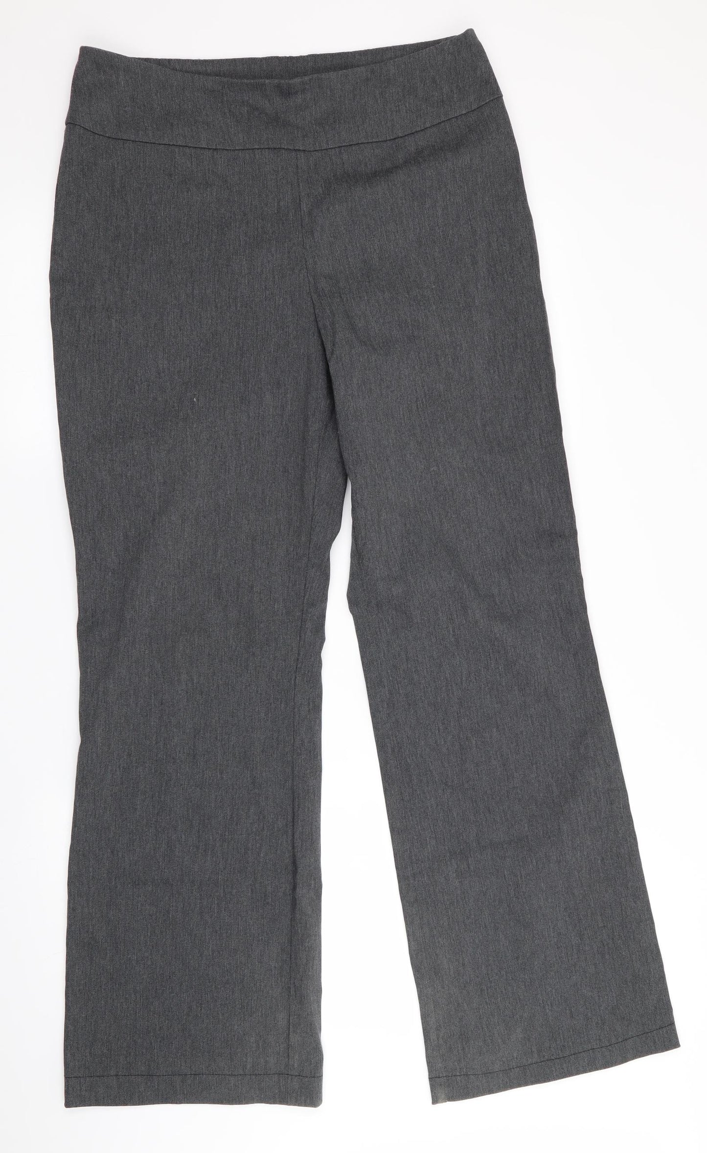 Denver Hayes Womens Grey   Trousers  Size 10 L31.5 in - Wide Legged