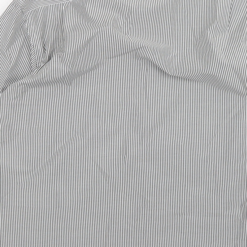 Greenwoods Mens Multicoloured Striped   Dress Shirt Size 16.5