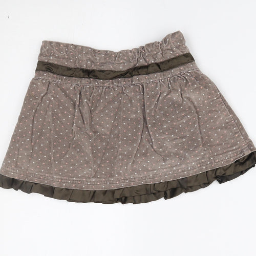 MINIMODE Girls Brown   A-Line Skirt Size 2-3 Years