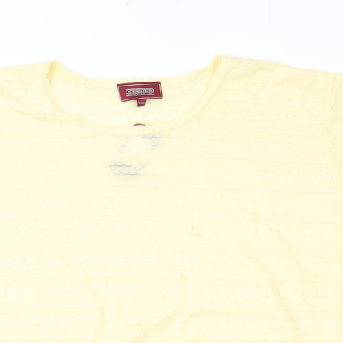 Icecube Womens Yellow   Pullover Jumper Size XL