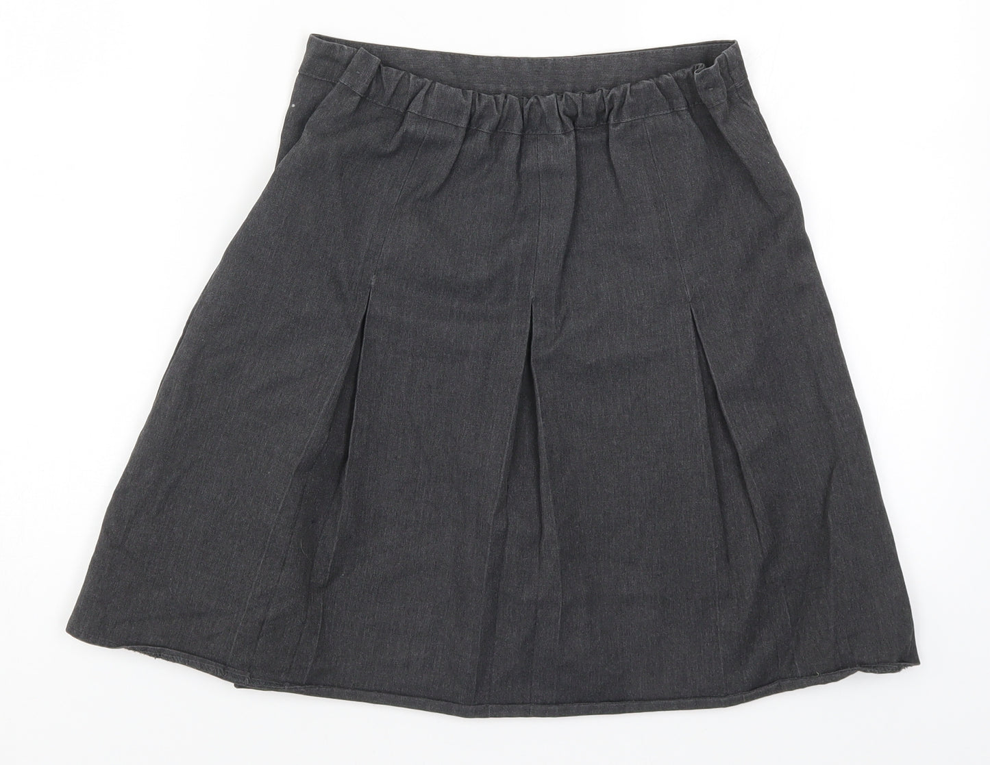 George Girls Grey   Pleated Skirt Size 10-11 Years