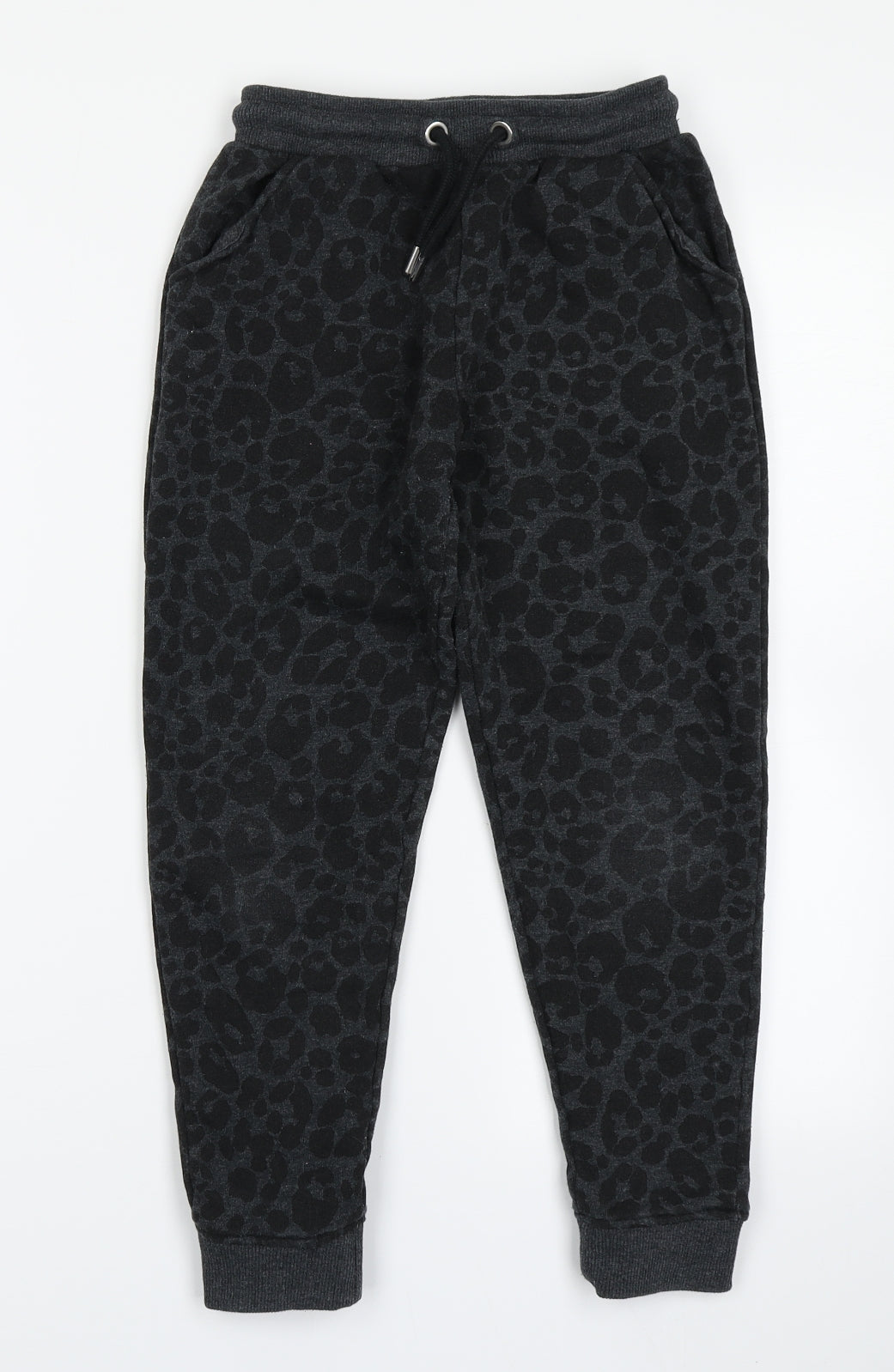 NXT Girls Grey Animal Print  Jogger Trousers Size 9 Months