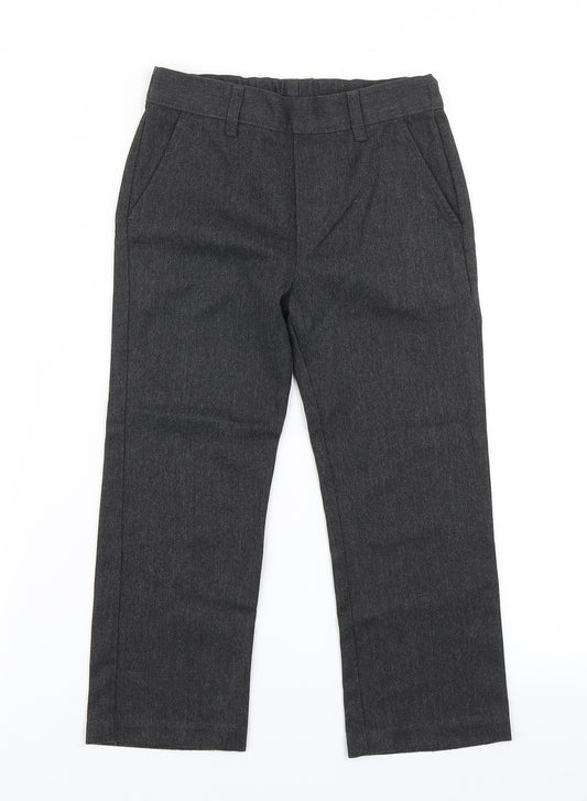 F&F Boys Grey   Dress Pants Trousers Size 4-5 Years