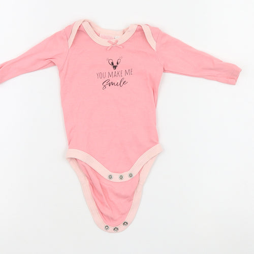 Looney Toons Girls Pink   Babygrow One-Piece Size 0-3 Months