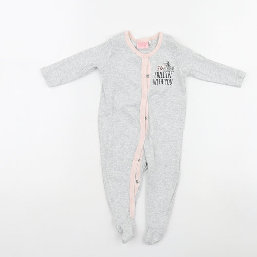 Looney Toons Girls Grey   Babygrow One-Piece Size 0-3 Months