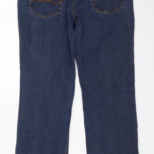 John Baner Womens Blue  Denim Straight Jeans Size 40 L28 in