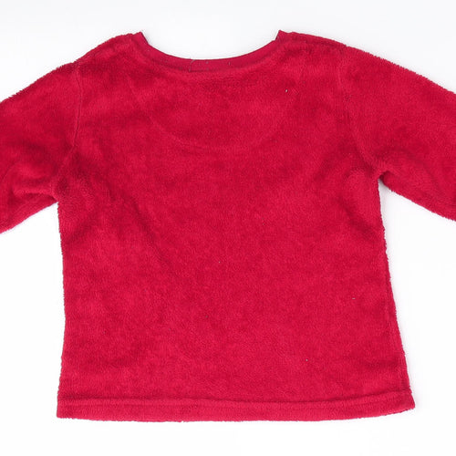 Primark Boys Red Solid   Pyjama Top Size 4-5 Years  - Lightening McQueen