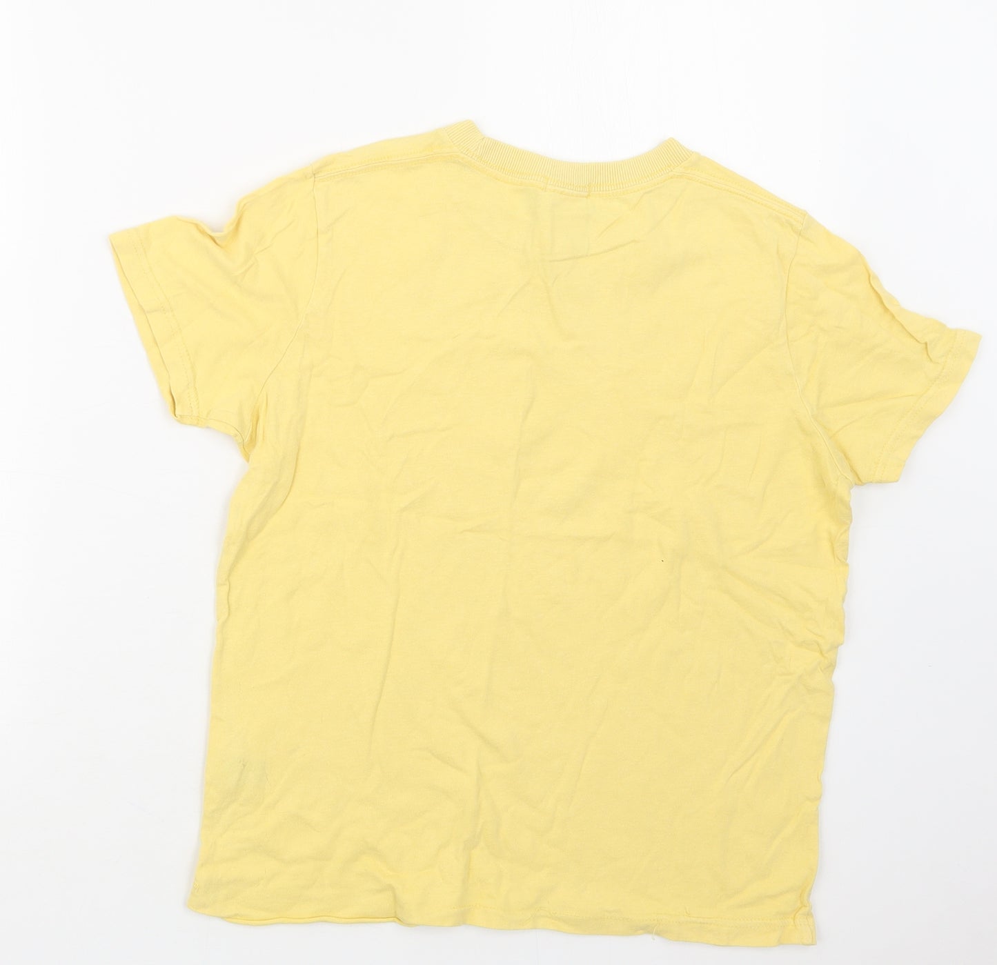 abercrombie kids Boys Yellow   Basic T-Shirt Size L