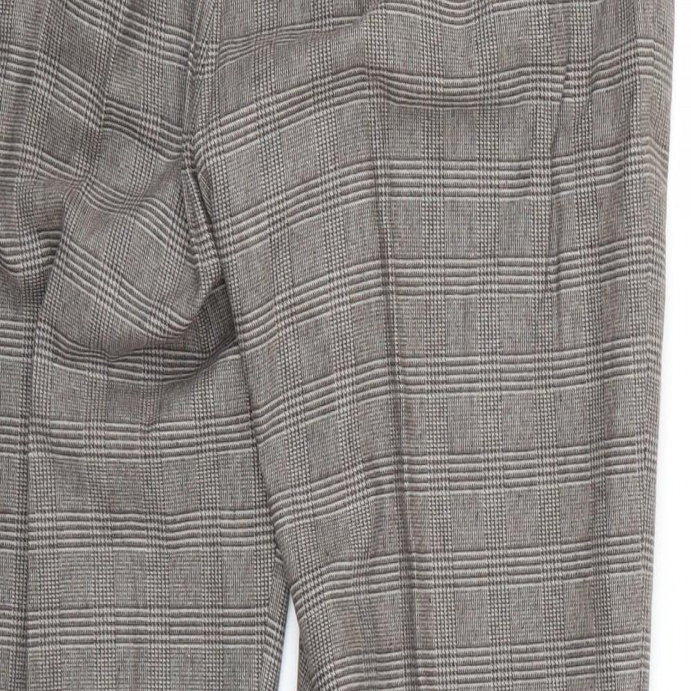 Smart Cotton Stretch Trousers - Taupe | Charles Tyrwhitt
