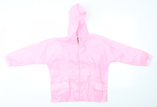EMBARGO Girls Pink   Rain Coat Coat Size 7-8 Years