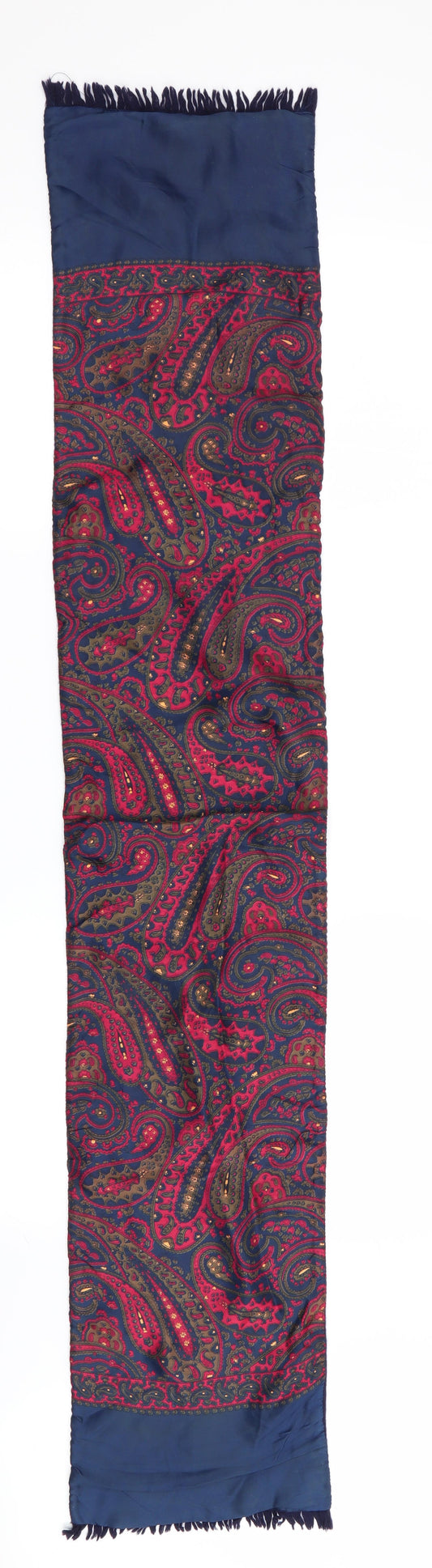 St Michael Mens Blue Paisley  Scarf  One Size