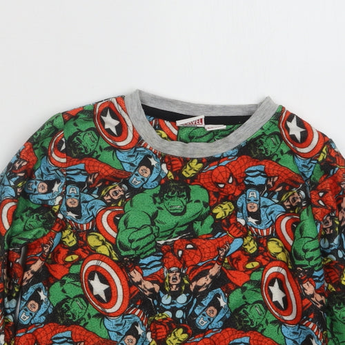 Rebel Boys Green Geometric   Pyjama Top Size 6-7 Years  - Marvel