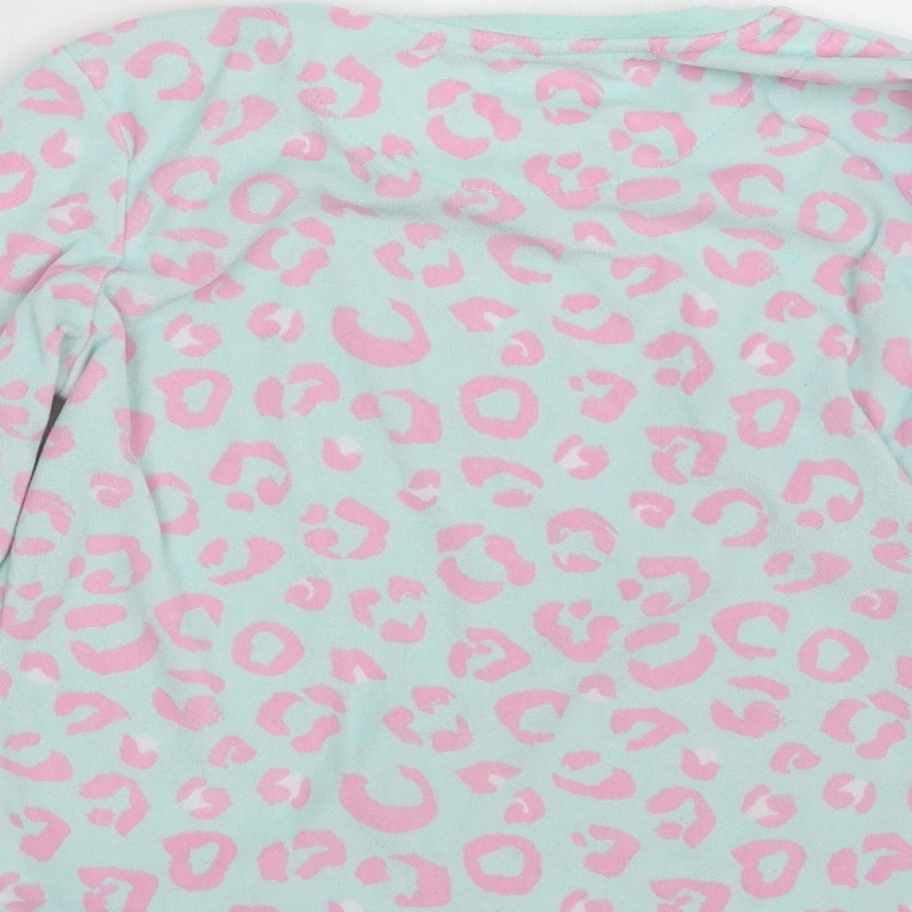 Primark Girls Blue Animal Print  Top Pyjama Top Size 8-9 Years