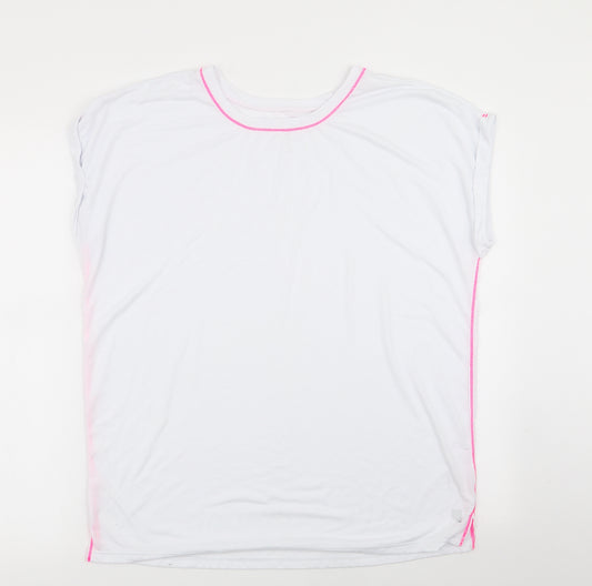 Asda George Womens White   Basic T-Shirt Size 16