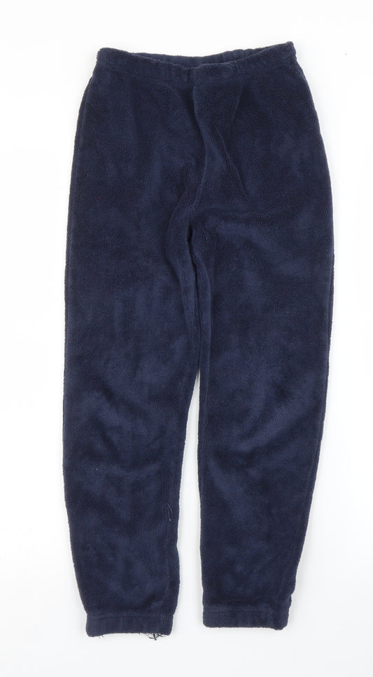 B&M Boys Blue Solid   Pyjama Pants Size 9-10 Years