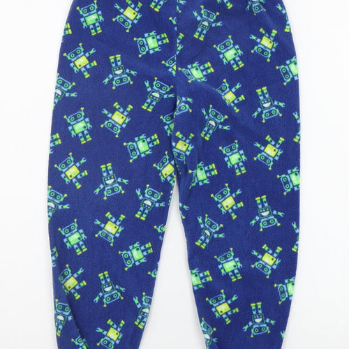Primark Boys Blue Geometric   Pyjama Pants Size 6-7 Years
