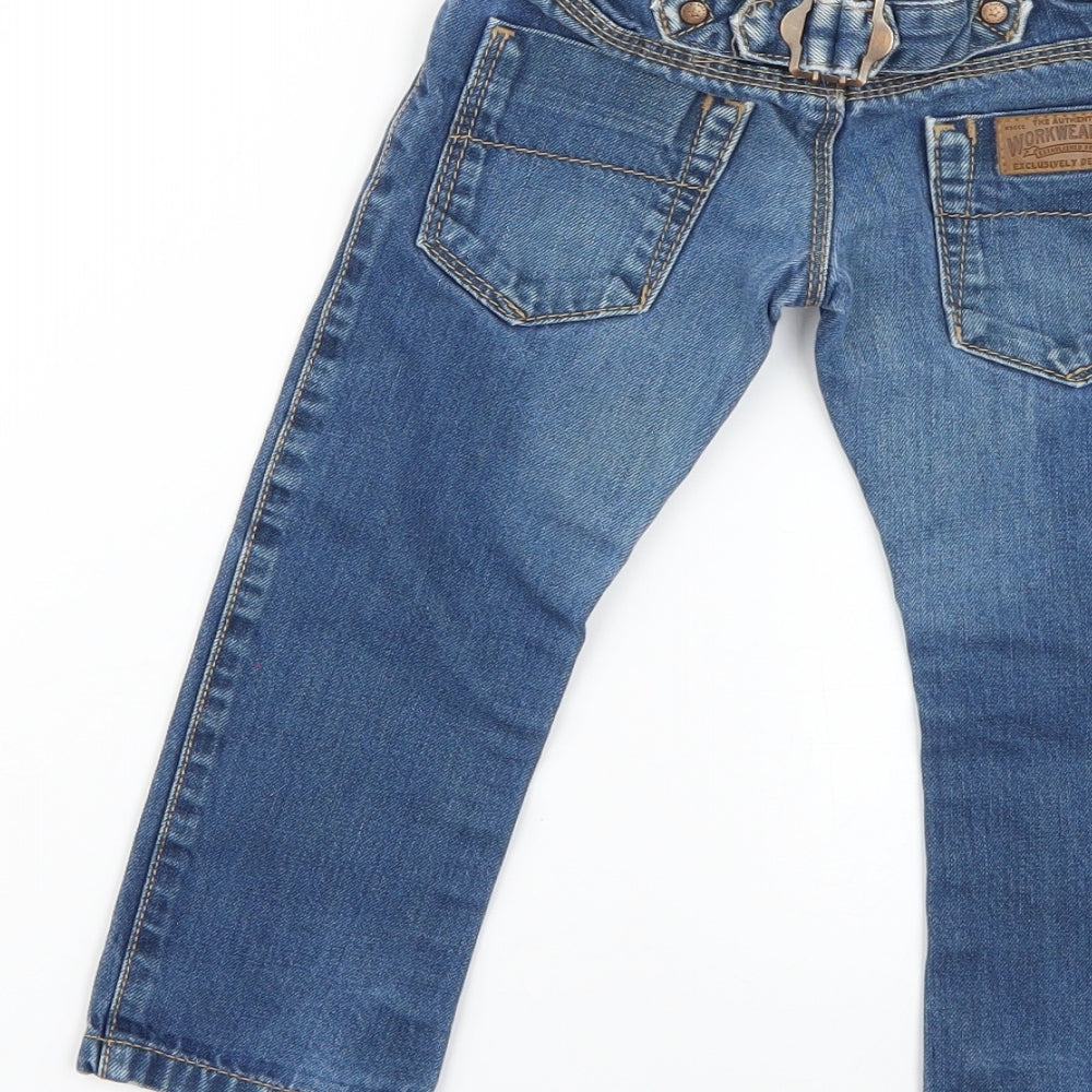 Workwear Boys Blue   Cropped Jeans Size 2-3 Years