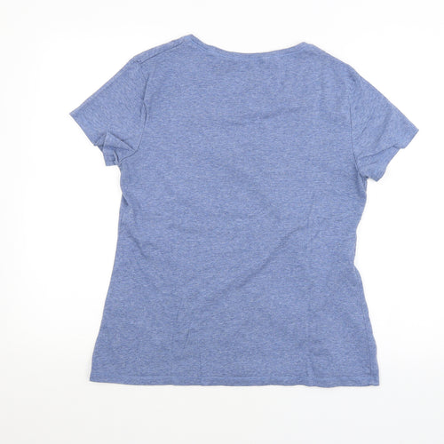 DECATHLON Womens Blue   Basic T-Shirt Size M