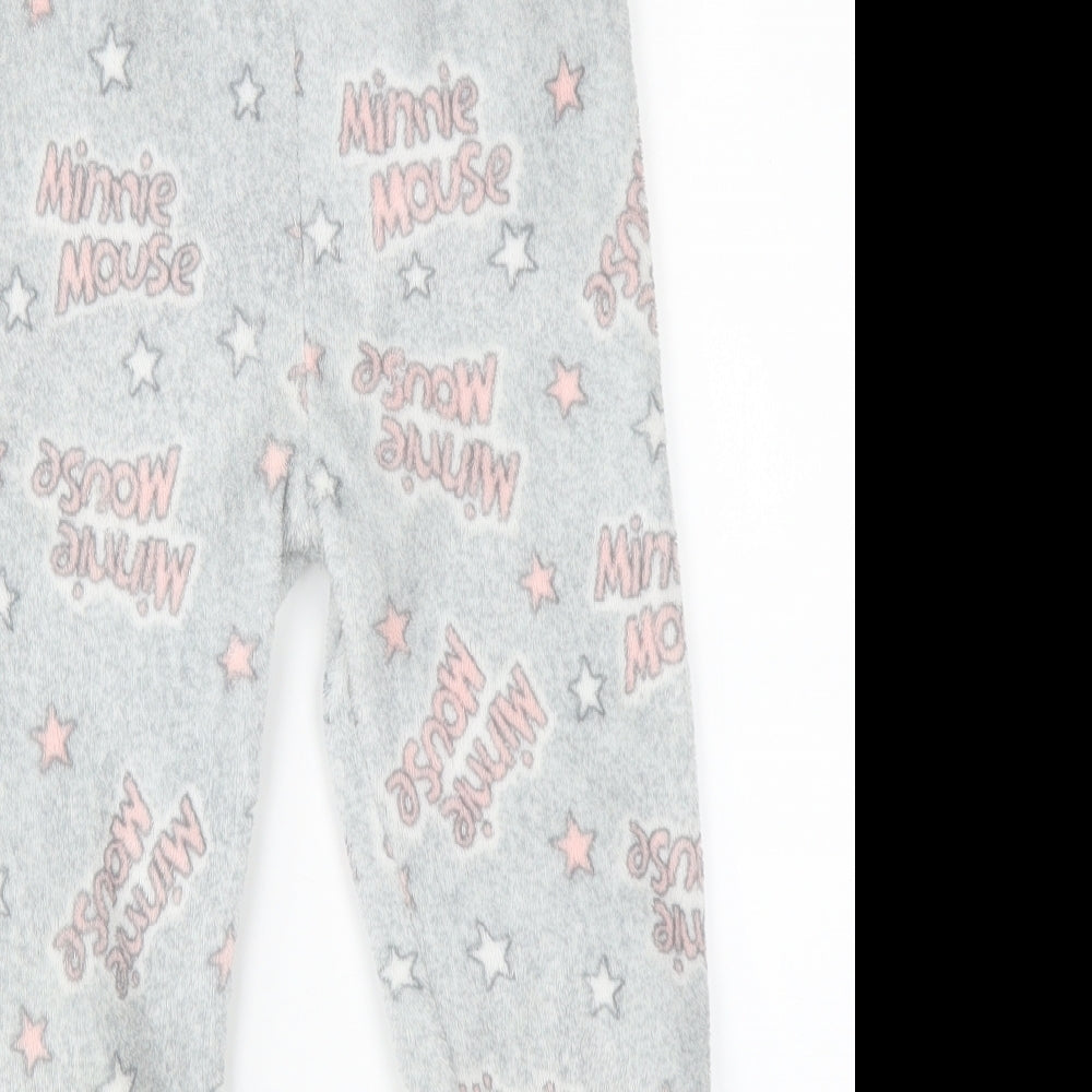 Primark Girls Grey    Pyjama Pants Size 6-7 Years  - Minnie mouse