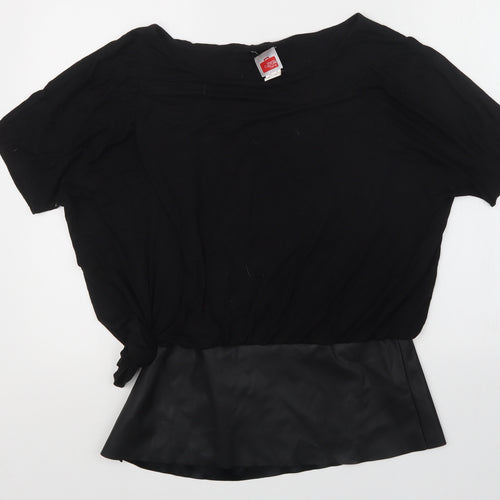 HEINE Womens Black    T-Shirt Size 16