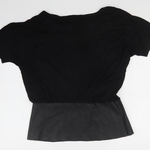 HEINE Womens Black    T-Shirt Size 16