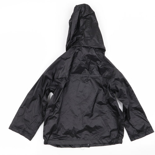 wetplay Boys Black   Rain Coat Coat Size 3-4 Years