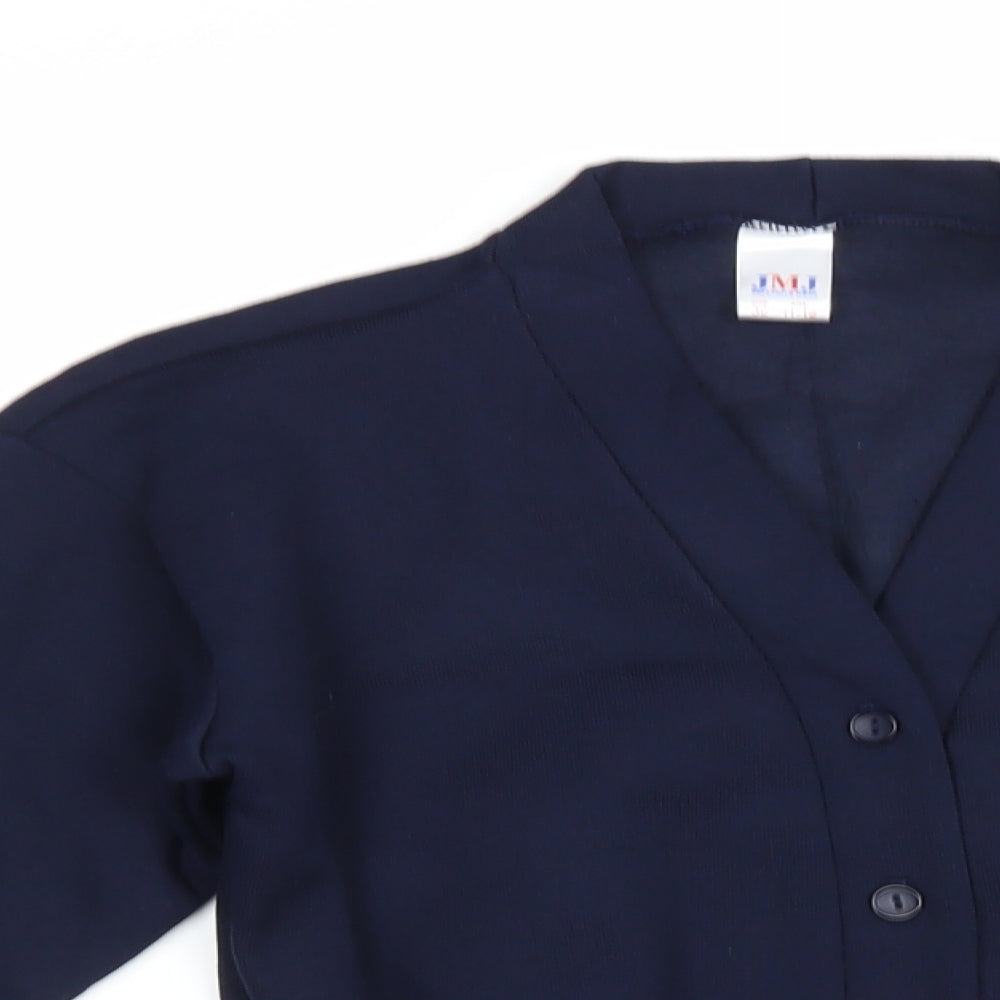 JMJ Boys Blue   Cardigan Jumper Size 11-12 Years