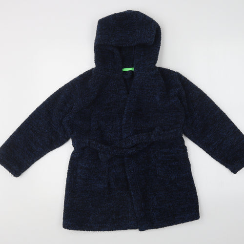 Matalan Boys Blue Solid   Robe Size 8 Years