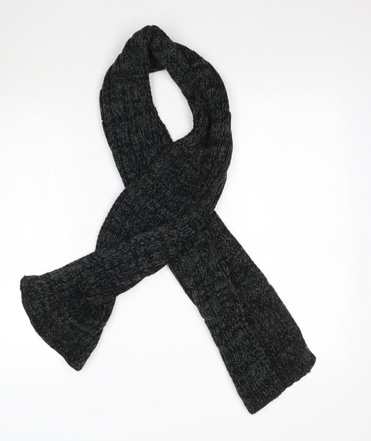 City Comfort Unisex Black  Knit Scarf  One Size